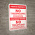 Bilingual Spanish Private Property No Trespassing No Traspasar - Wall Sign