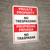 Bilingual Spanish Private Property No Trespassing Portrait - Wall Sign