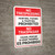 No Trespassing: Bilingual Spanish Posted Private Property Portrait - Wall Sign