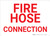 Fire Hose Connection Landscape - Wall Sign
