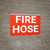Fire Hose Red Landscape - Wall Sign