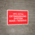 HFC 227ea Extinguishing System Main Reserve Landscape - Wall Sign