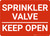 Sprinkler Valve Keep Open Landscape - Wall Sign