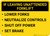 If Leaving Unattended Forklift: Lower Forks Neutralize Controls Shut Off Power Set Brake Landscape - Wall Sign