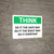 Think: Do It The Safe Way Right Way Everyday Landscape - Wall Sign