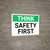 Think: Safety First Landscape - Wall Sign