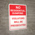 No Residential Dumping: Violators Will Be Prosecuted Portrait - Wall Sign