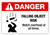 Danger - Falling Object Risk Label