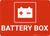 Battery Box with Icon Landscape - Wall Sign