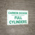 Carbon Dioxide Full Cylinders Landscape - Wall Sign