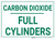 Carbon Dioxide Full Cylinders Landscape - Wall Sign