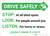 Drive Safely Forklift Safety with Icon Landscape - Wall Sign