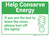 Help Conserve Energy Please Turn Off Lights with Icon Landscape - Wall Sign