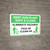 Keep Our Plant Safe And Clean Eliminate Hazards with Icons Landscape - Wall Sign