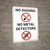 No Digging No Metal Detectors with Icons Portrait - Wall Sign