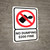No Dumping Fine with Icon Portrait - Wall Sign