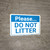 Please Do Not Litter Landscape - Wall Sign