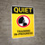 Quiet Training In Progress with Icon Portrait - Wall Sign