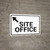 Site Office with Up Arrow Landscape - Wall Sign