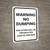 Warning No Dumping Violaters Prosecuted and Fined Portrait - Wall Sign