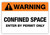 Warning - Confined Space Label