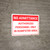 No Admittance Authorized Personnel Only In Dumpster Area Landscape - Wall Sign