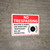 No Trespassing Building Is Armed And Monitored with Icon Landscape - Wall Sign