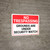 No Trespassing Grounds Under Security Watch Landscape - Wall Sign