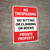 No Trespassing No Sitting Or Climbing On Rocks Portrait - Wall Sign