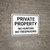 Private Property No Hunting No Trespassing Landscape - Wall Sign