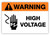 Warning - High Voltage Label