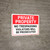 Private Property: No Trespassing Violators Will Be Prosecuted Landscape - Wall Sign