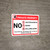 Private Property: No Trespassing Skateboarding Biking Rollerblading with Icons Violators Prosecuted Landscape - Wall Sign