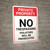 Private Property: No Trespassing Violators Will Be Prosecuted Portrait - Wall Sign
