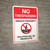 No Trespassing: Private Property Violators Prosecuted Walking on Tracks Icon Portrait - Wall Sign