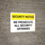 Security Notice: Prosecute Security Offenses Landscape - Wall Sign