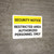Security Notice: Restricted Area Authorized Personnel Only Landscape - Wall Sign