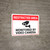 Restricted Area: Restricted Area Monitored By Video Camera Icon Landscape - Wall Sign