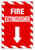 Fire Extinguisher (Vertical) Label