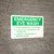 Emergency Eye Wash Instructions Landscape - Wall Sign