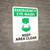 Emergency Eyewash Keep Area Clear with Icon Portrait - Wall Sign