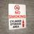 No Smoking Cylinder Storage Area with Icons Portrait - Wall Sign