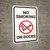 No Smoking On Docks with Icon Portrait - Wall Sign