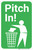 Pitch In with Icon Portrait - Wall Sign
