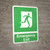 Emergency Exit with Icon Portrait - Wall Sign