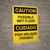 Caution Possible Wet Floor Bilingual Spanish Portrait - Wall Sign