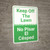 Keep Off The Lawn Bilingual Spanish Portrait - Wall Sign