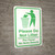 Please Do Not Litter Bilingual Spanish with Large Icon Portrait - Wall Sign