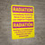 Radiation Notify Nurse if Pregnant Bilingual Spanish Portrait - Wall Sign