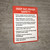 Deep Fat Fryer Safety Guidelines Portrait - Wall Sign